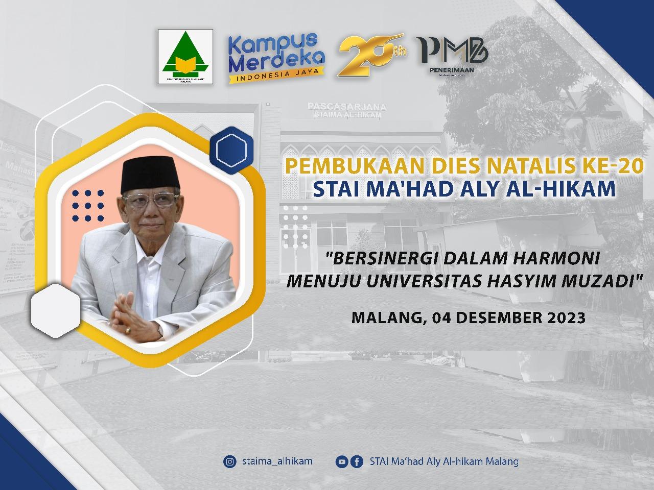 Dies Natalis STAIMA Al-Hikam Malang Ke-20, Momentum Meningkatkan Kerja Dan Karya